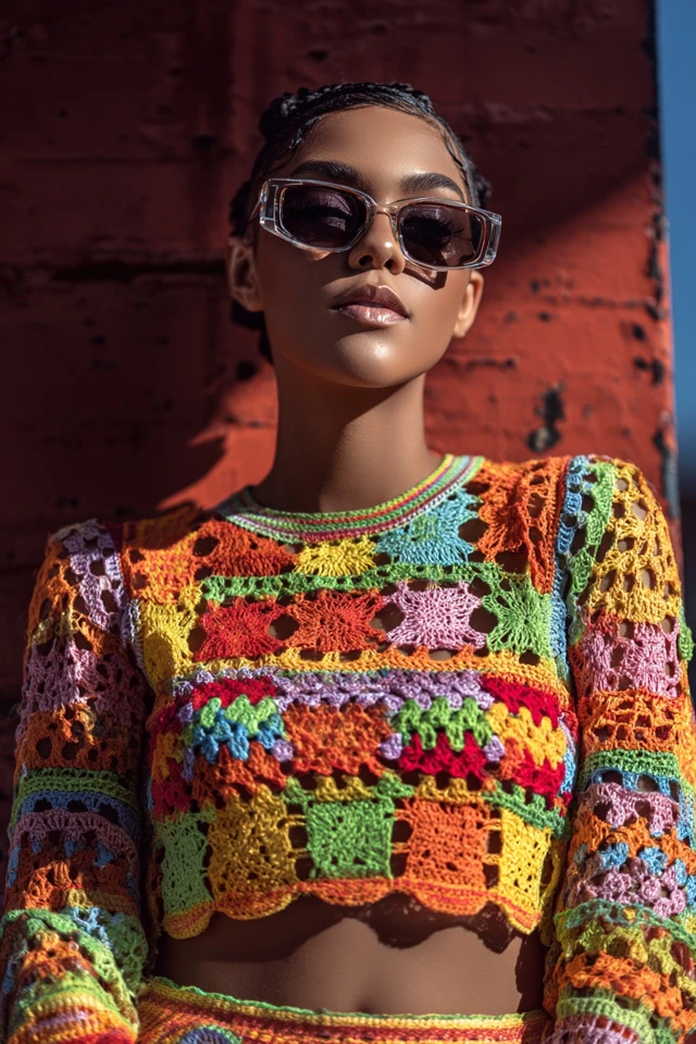 Grunge Holiday Crochet Tops - photo 2