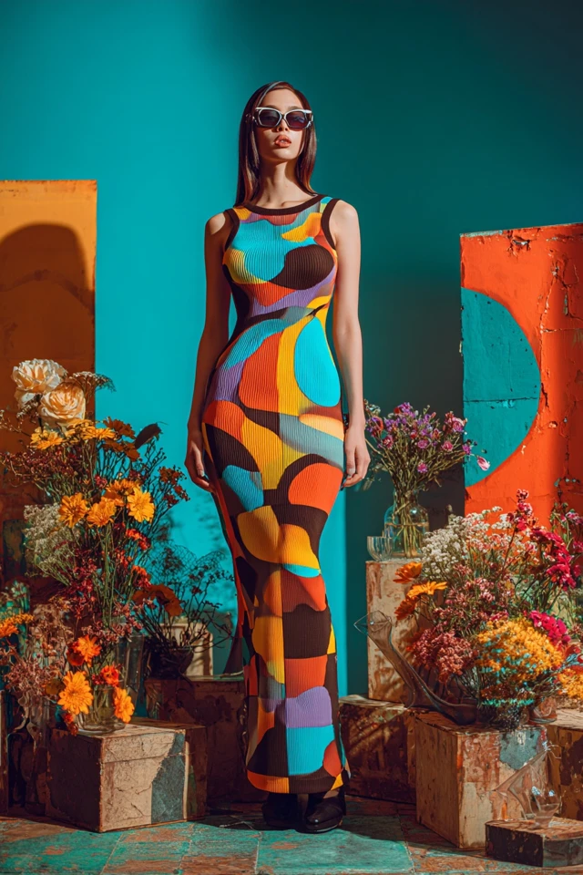 Dark Academia Knit Bodycon Dresses - photo 2