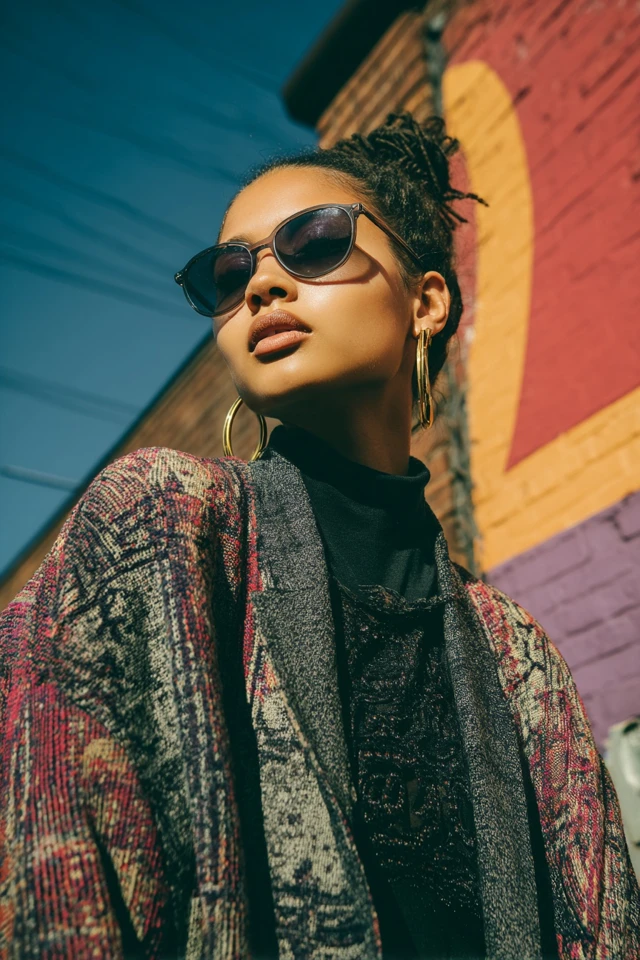 Grunge Knit Oversized Blazers - photo 2