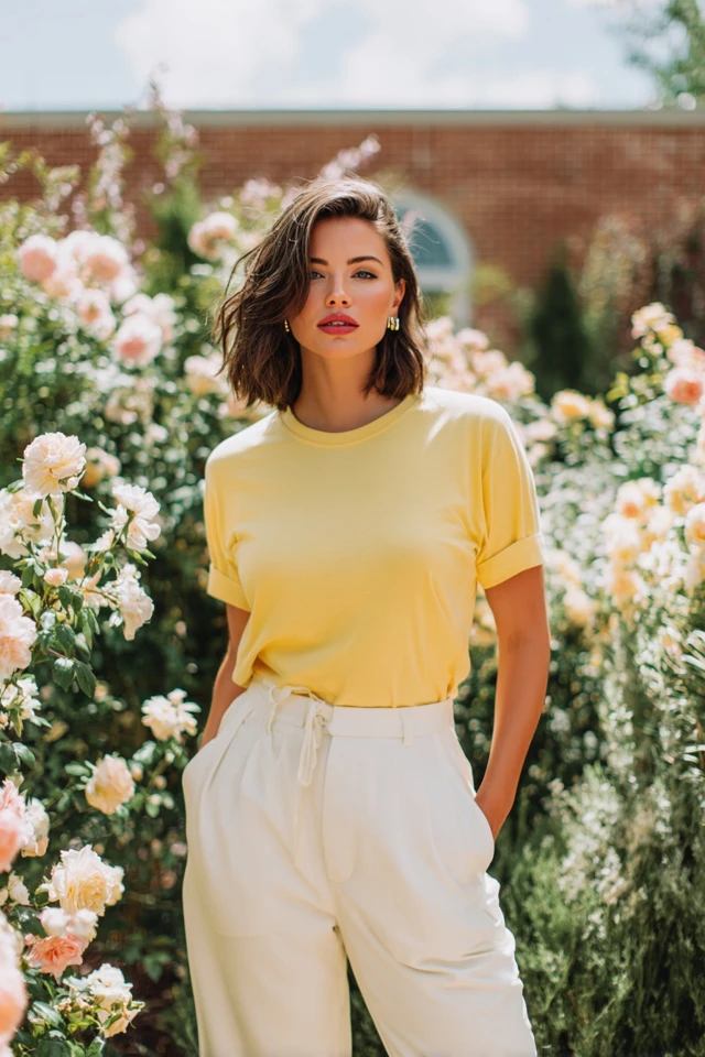 Effortless Business Casual Graphic Tee Style and Fit - photo 2