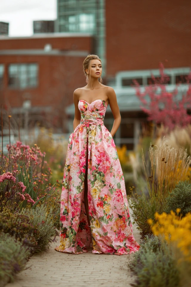 Statement Feminine Floral Dress Weather Style - photo 2