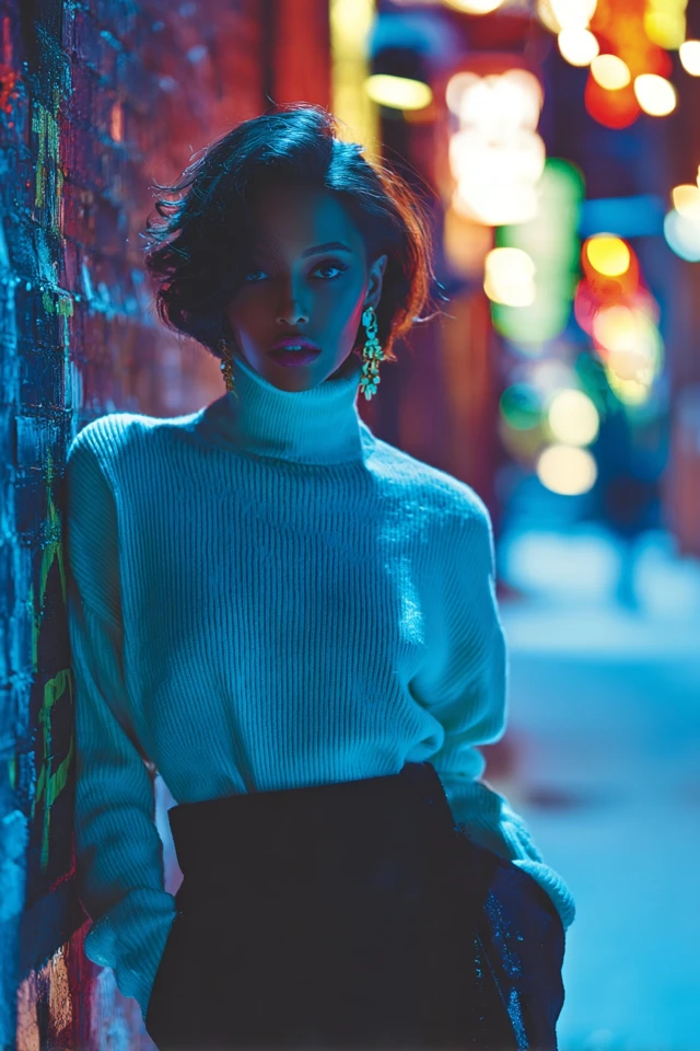 Bold Turtleneck Aesthetic - photo 2