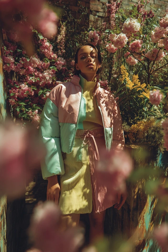 Spring Puffer Coat Color Palette - photo 2