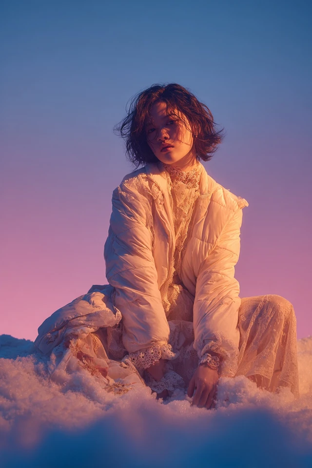 Romantic Puffer Coat Lookbook - photo 2
