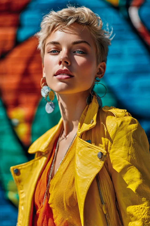 Palette Colorful Leather Jacket Dressing Guide - photo 2