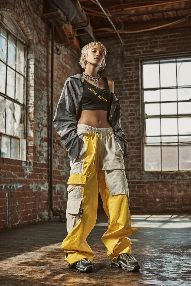 Y2K Cargo Pants Edit - photo 2
