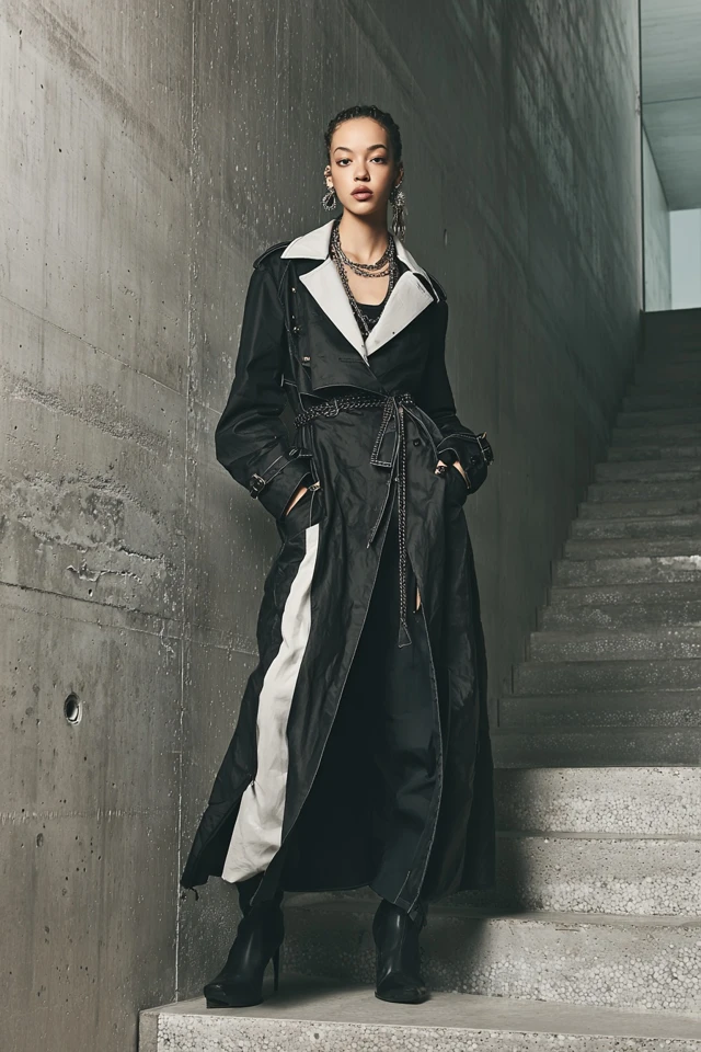 Edgy Trench Coat Basics