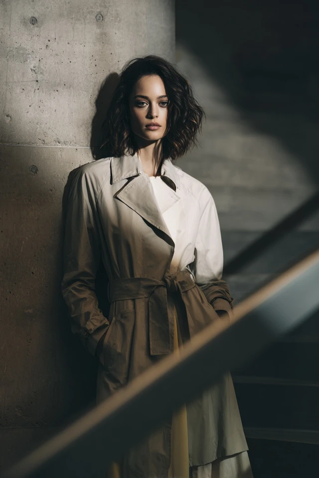 Basics Business Casual Trench Coat Weather Style - photo 2