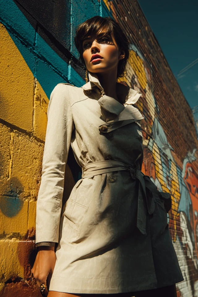 Ideas Business Casual Trench Coat Fabric Focus - photo 2