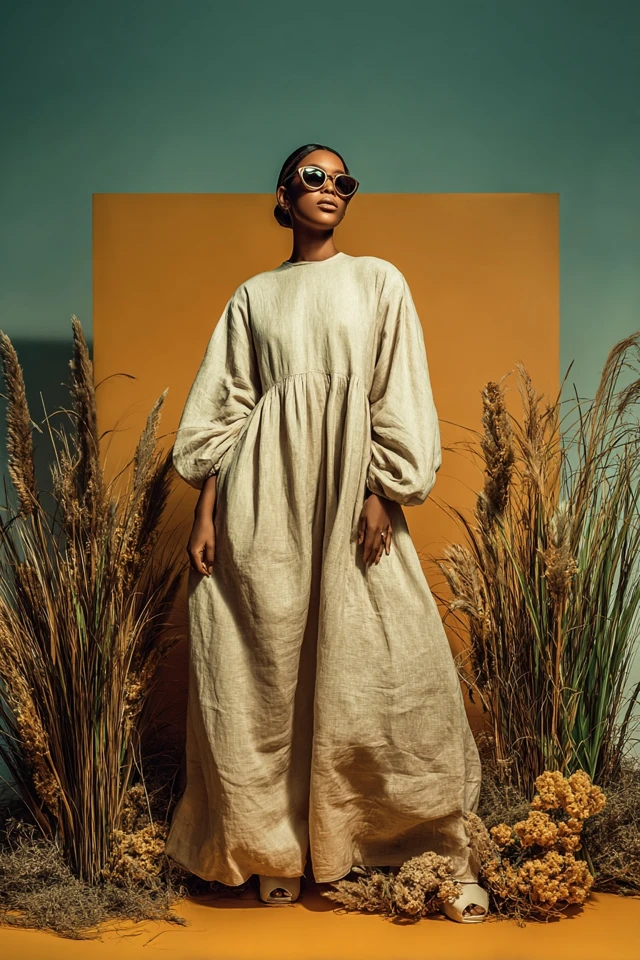 Earthy Vacation Linen Dresses - photo 3
