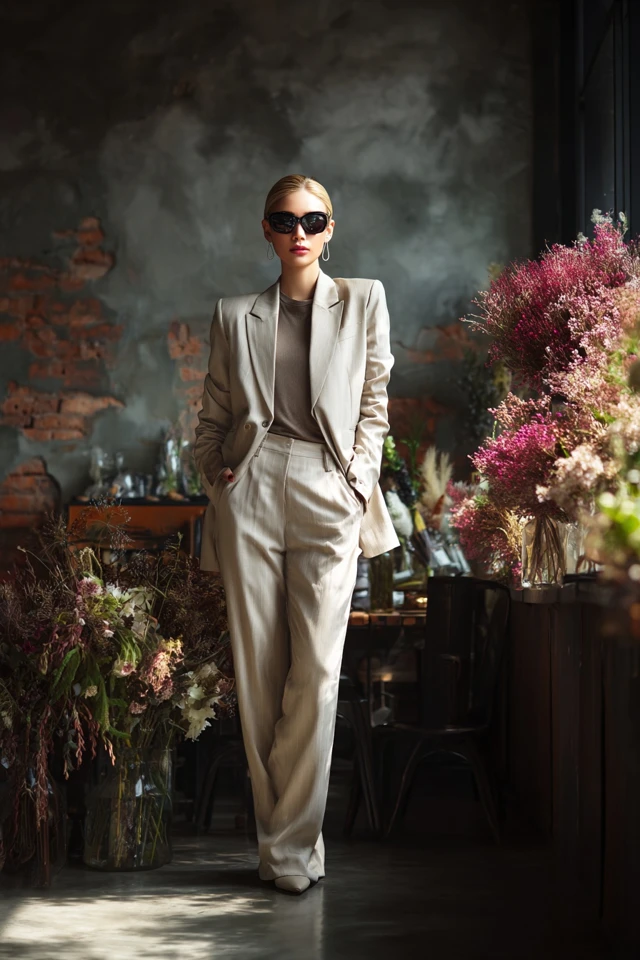 Sophisticated Linen Blazer Outfits - photo 3