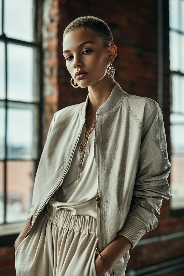 Palette Neutral Leather Jacket Wardrobe Basics - photo 2