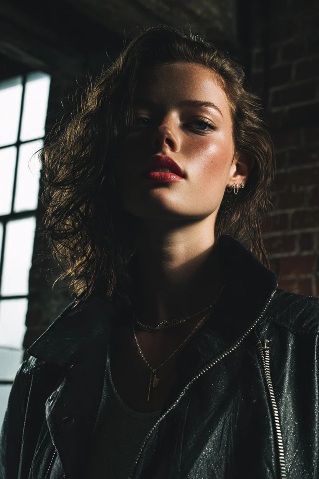 Sporty Leather Jacket Statement - photo 2