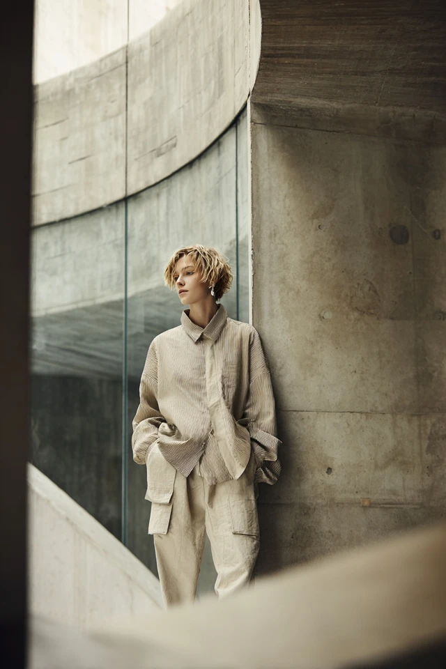 Neutral Oversized Shirt Effortless - photo 2
