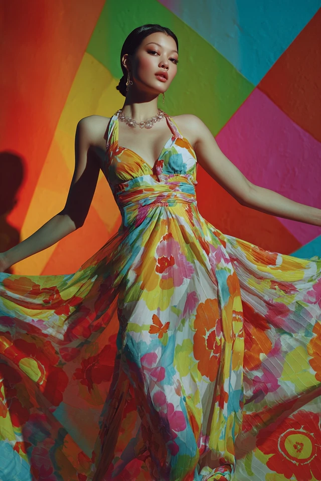 Y2K Floral Dress Basics - photo 2