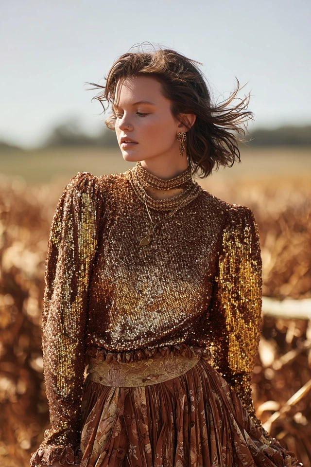 Fall Sequin Top Wardrobe Basics - photo 2