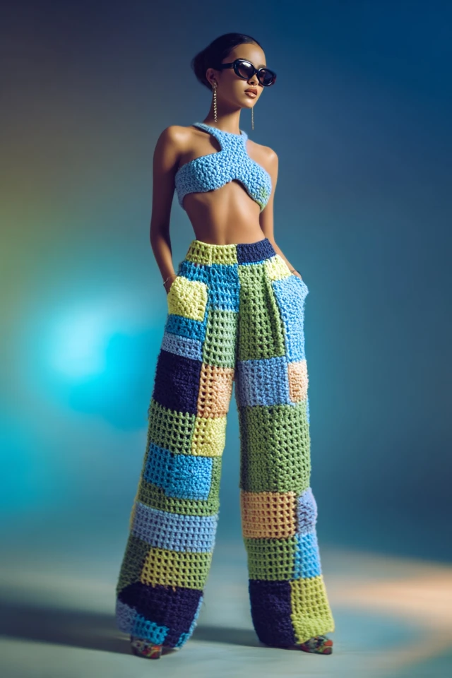 Barbiecore Crochet Cargo Pants - photo 4