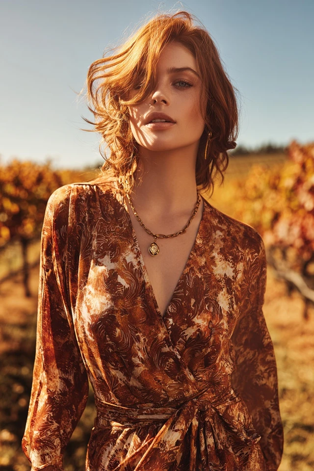 Fall Wrap Dress Occasionwear - photo 2