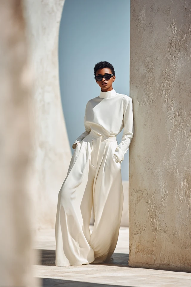 Chic Ivory Poplin Brunch Looks - photo 4