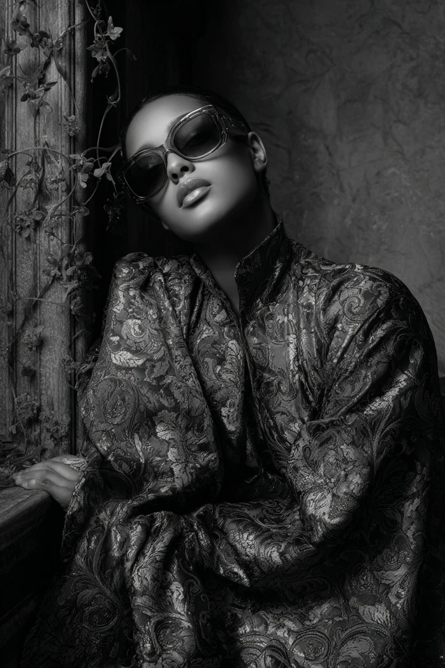 Whimsical Hibiscus Brocade Wardrobe Edit - photo 5