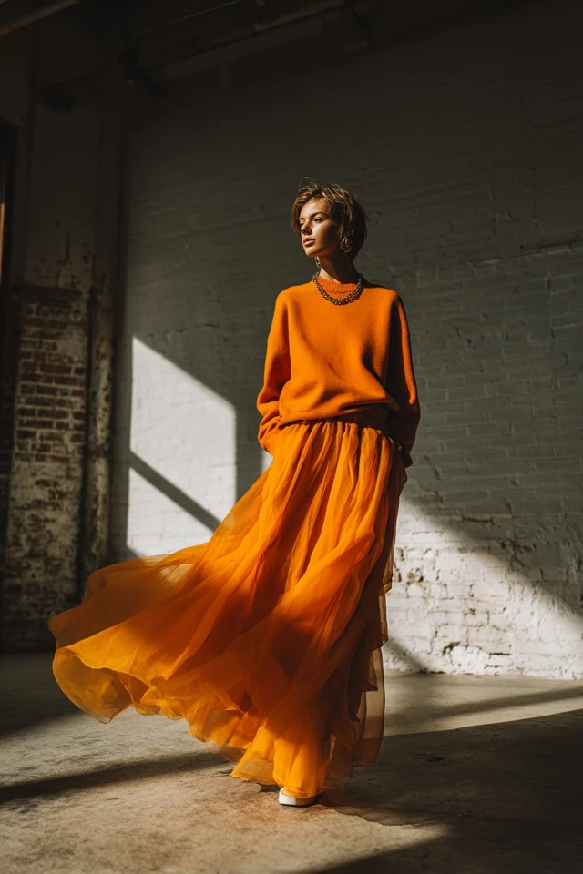 Layered Midi Skirt Lookbook - photo 3