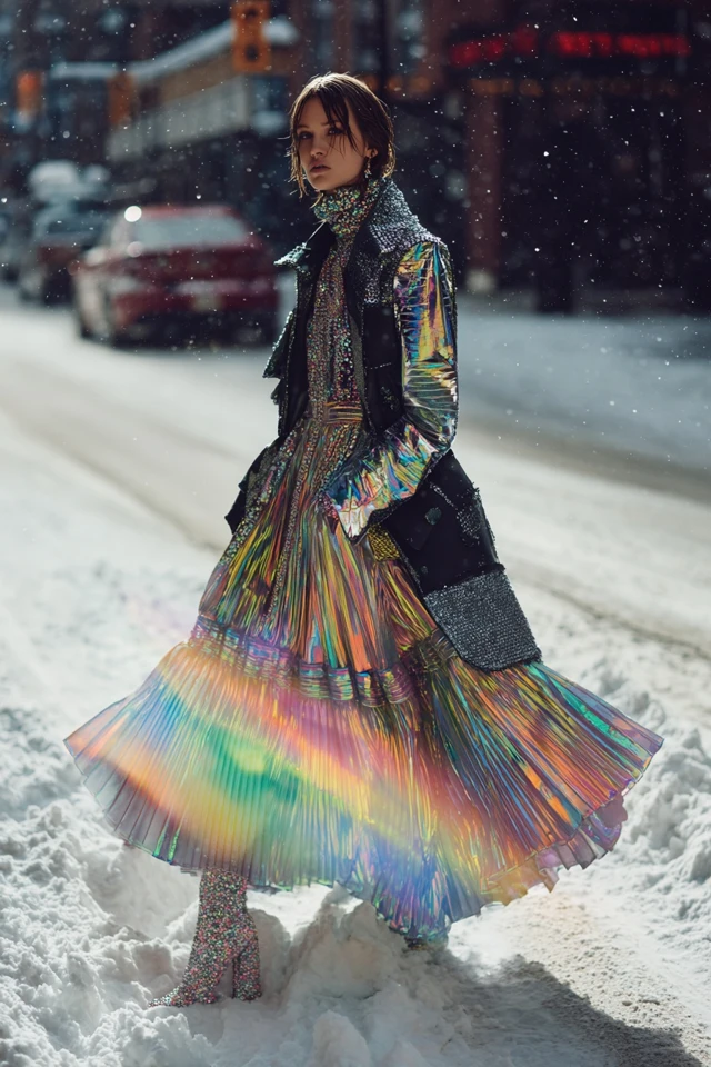 Winter Colorful Outfit Ideas - photo 3