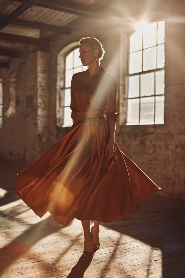 Essential Business Casual Satin Skirt Wardrobe Basics - photo 3