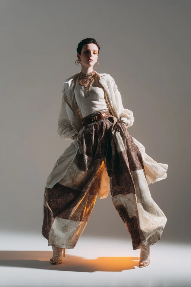 Styling Tips Vintage Wide-Leg Pants Outfit Ideas - photo 3