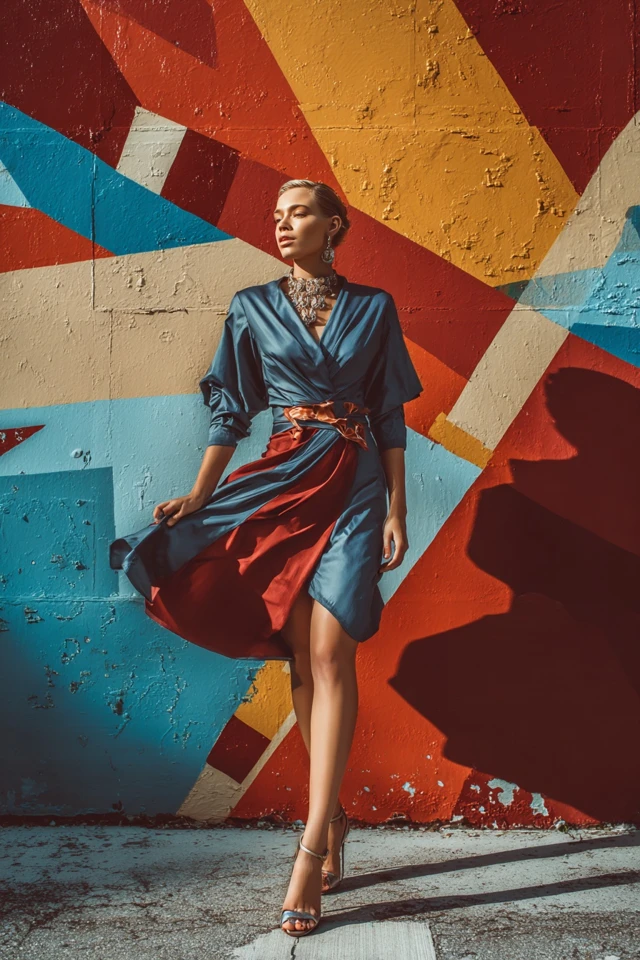Styling Tips Business Casual Wrap Dress Weather Style - photo 3