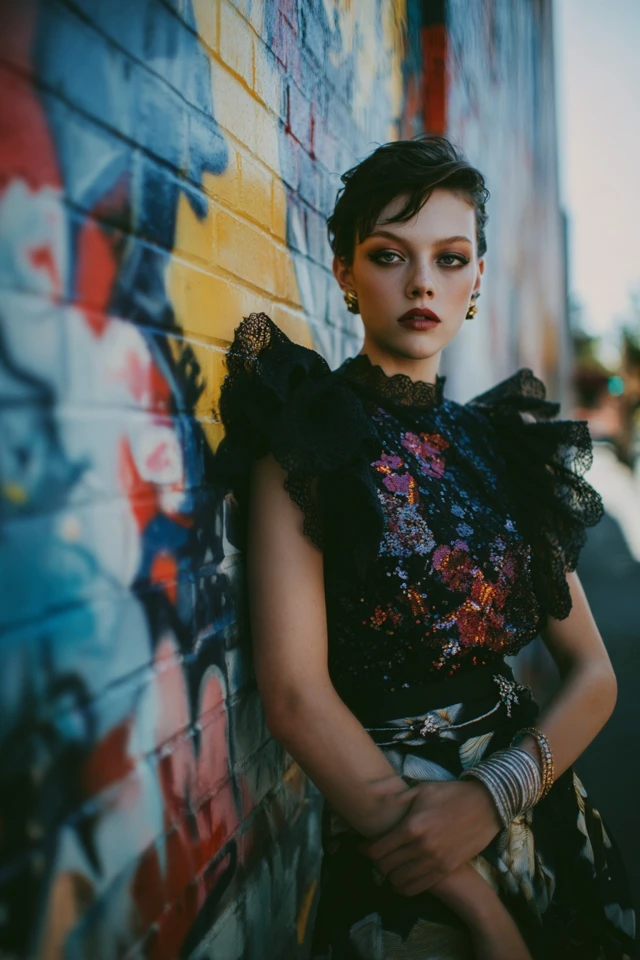 Romantic Sequin Top Aesthetic - photo 3