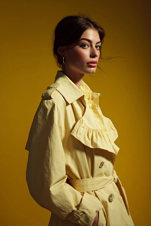 Basics Cottagecore Trench Coat Style and Fit - photo 3