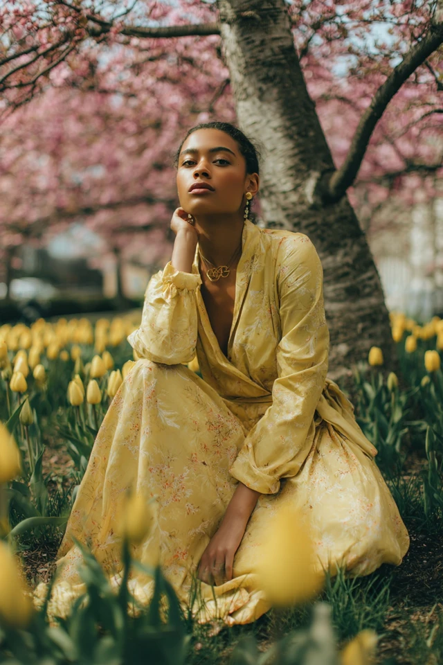 Spring Floral Dress Color Palette - photo 3