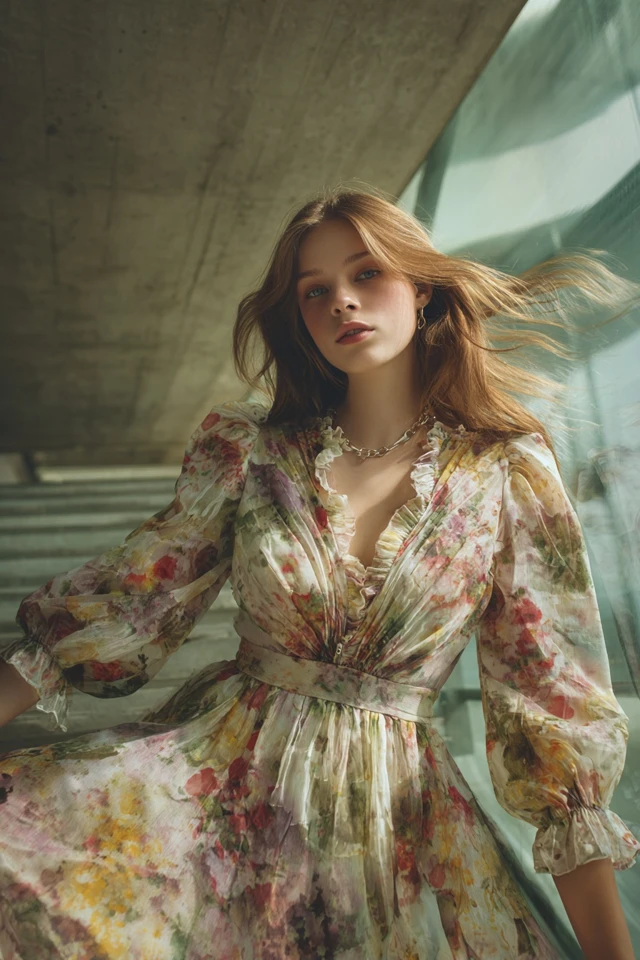 Lookbook Cottagecore Floral Dress Outfit Ideas - photo 3