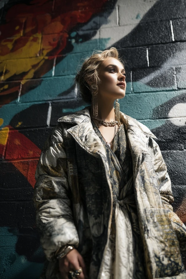 Layering Vintage Puffer Coat Color Palette - photo 3