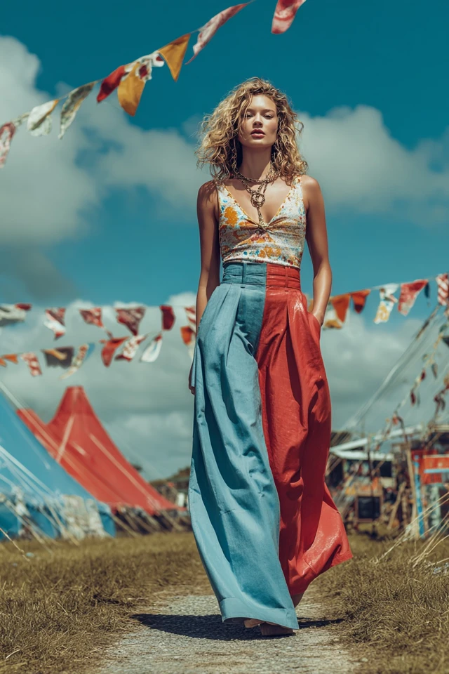 Summer Wide-Leg Pants Outfit Ideas - photo 3