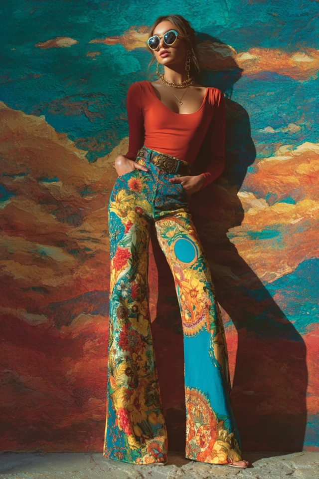 Boho Holiday Flare Jeans - photo 3