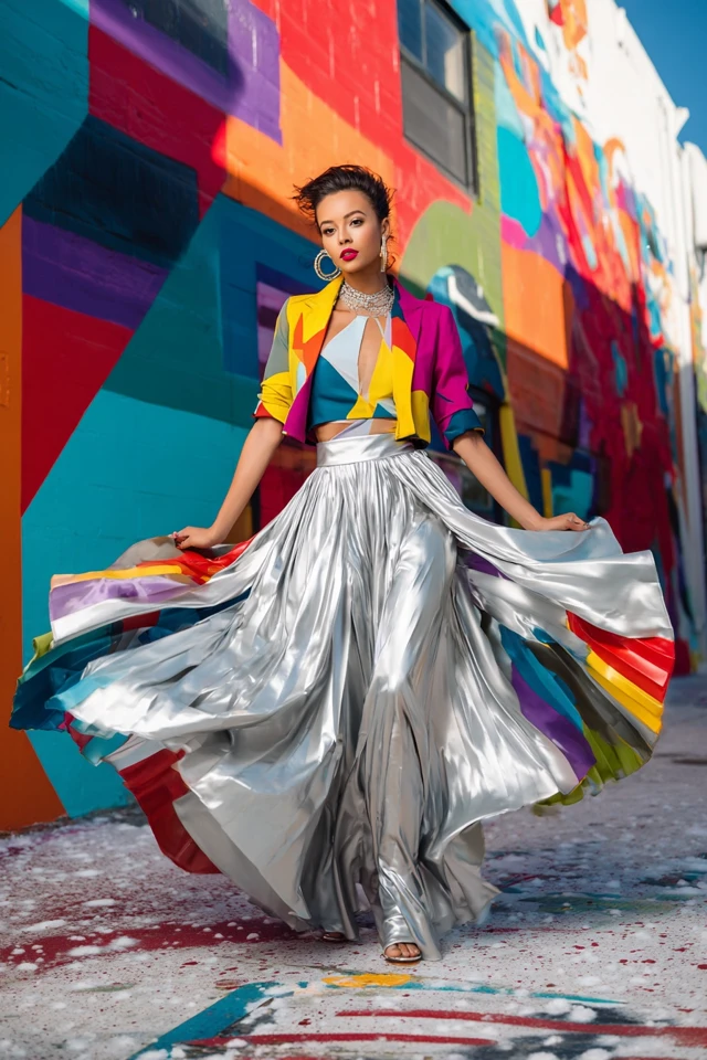 Essential It Girl Satin Skirt Occasionwear - photo 3