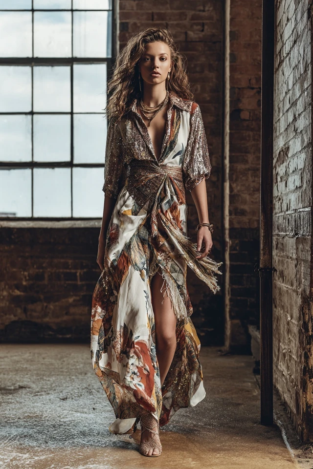 Inspiration Boho Sequin Top Occasionwear - photo 3