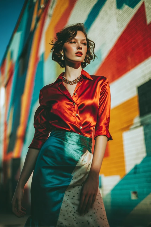Trend Casual Satin Skirt Accessory Trends - photo 3