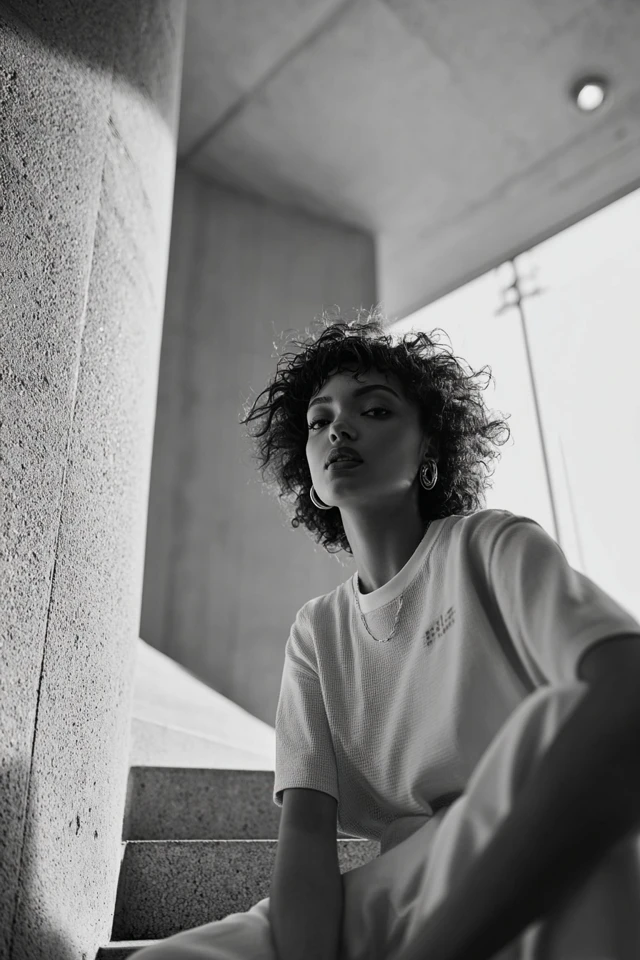 Monochrome Graphic Tee Palette - photo 3