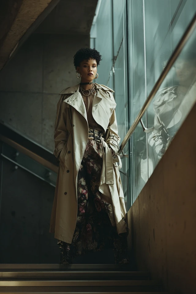 Edgy Trench Coat Chic - photo 3
