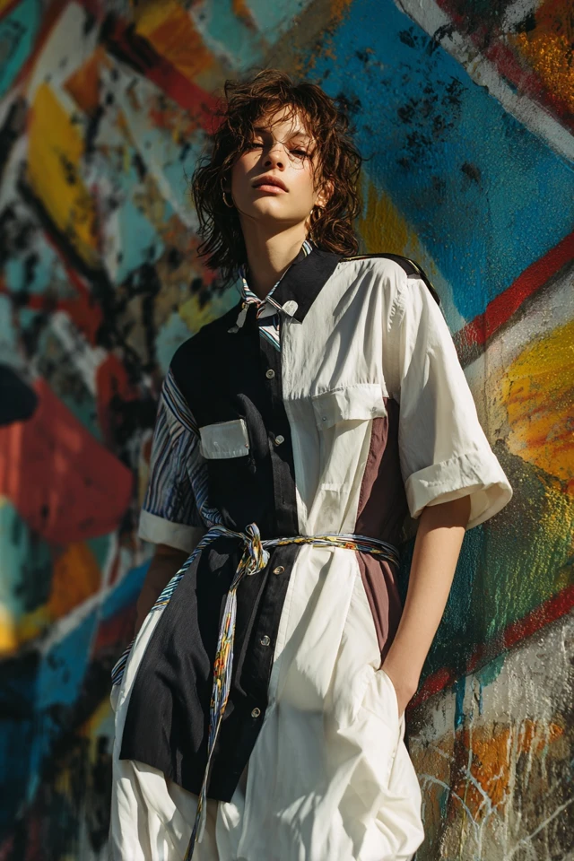 Basics Sporty Oversized Shirt Dressing Guide - photo 3