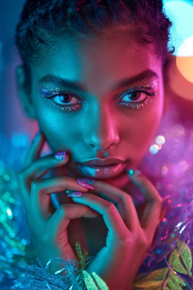Neon Flare Nails - photo 3