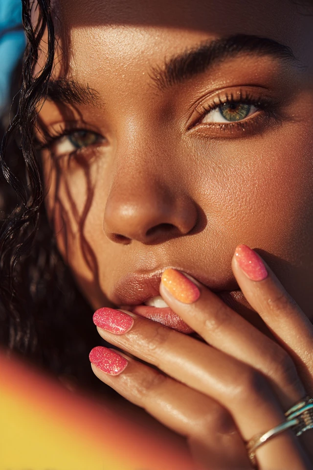 Peach Bliss Nails - photo 3