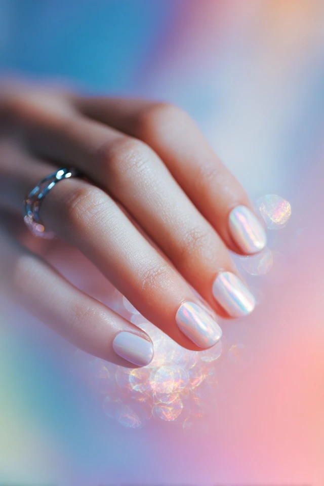 White Whisper Manicure - photo 3