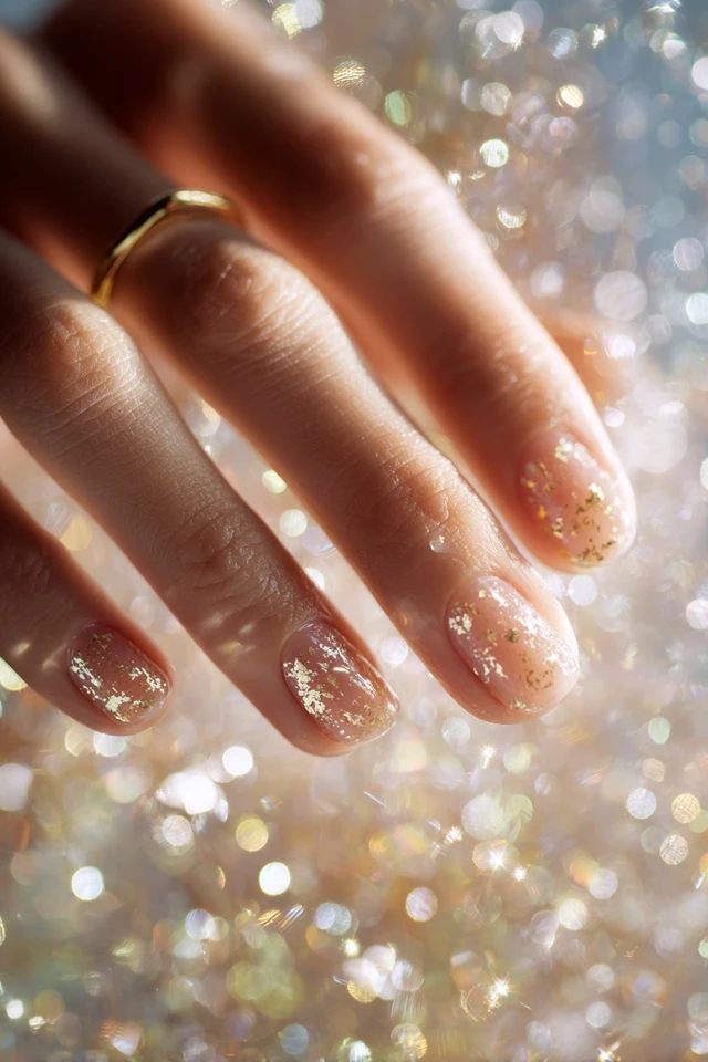 Gold Splash Mani - photo 3