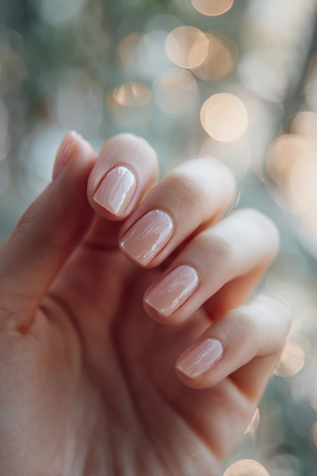 Nude Spark Nails - photo 3