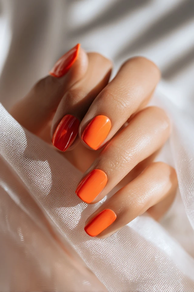 Orange Edge Mani - photo 3