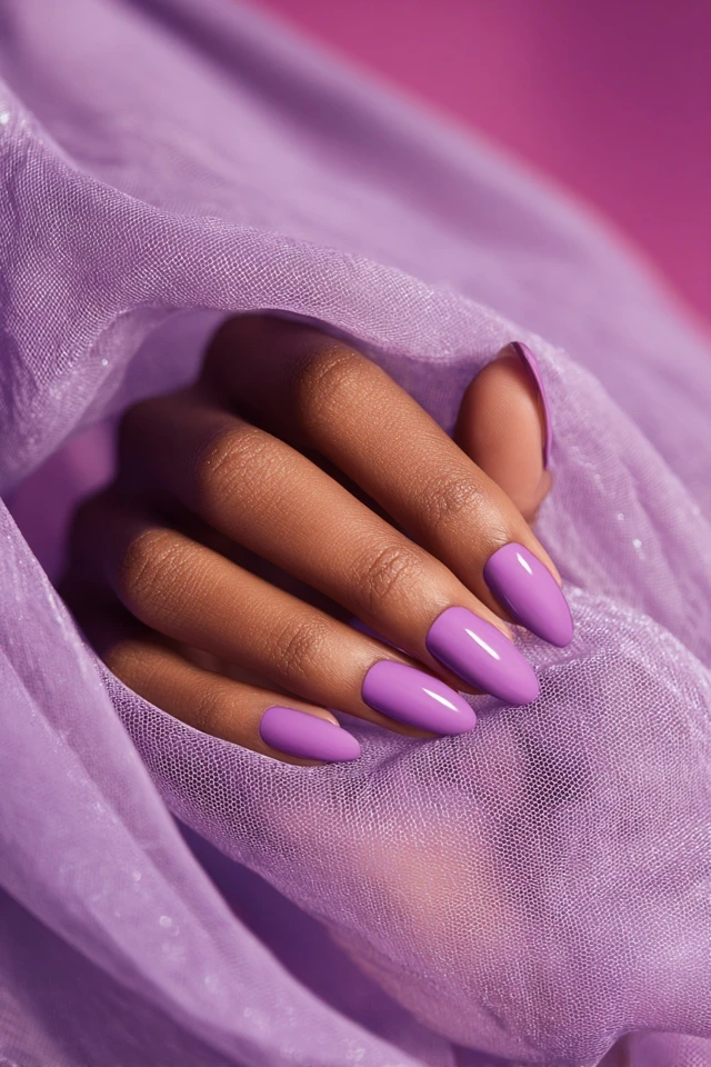 Purple Fusion Nails - photo 3
