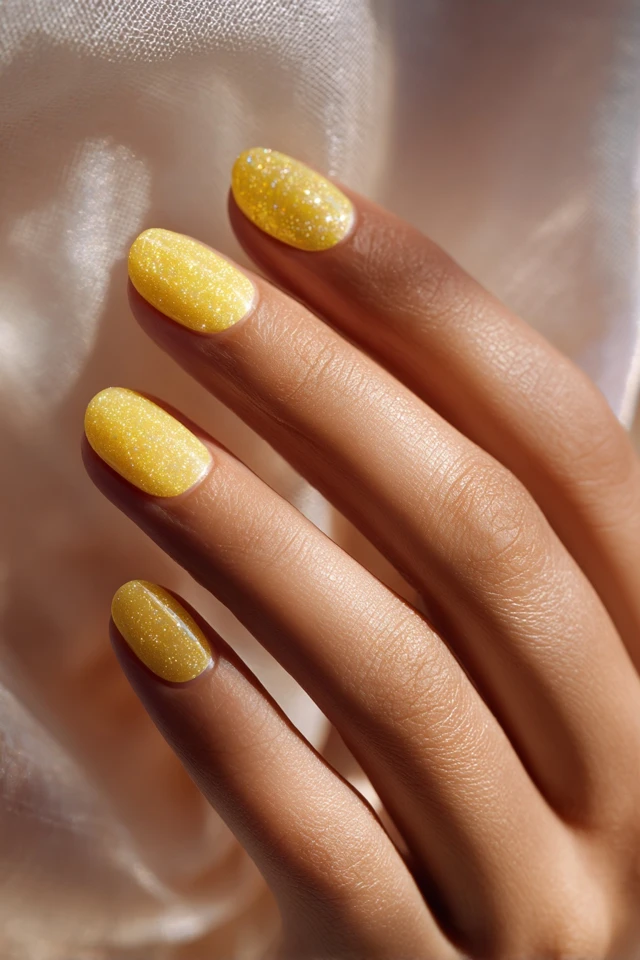 Yellow Splash Manicure - photo 3